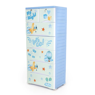 KIDS & BABIES STORAGE HOME BOX - 6 DRAWERS - FLY